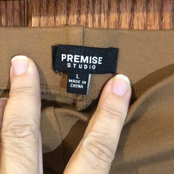 Premise Tan Skinny Pants - Picture 2 of 6